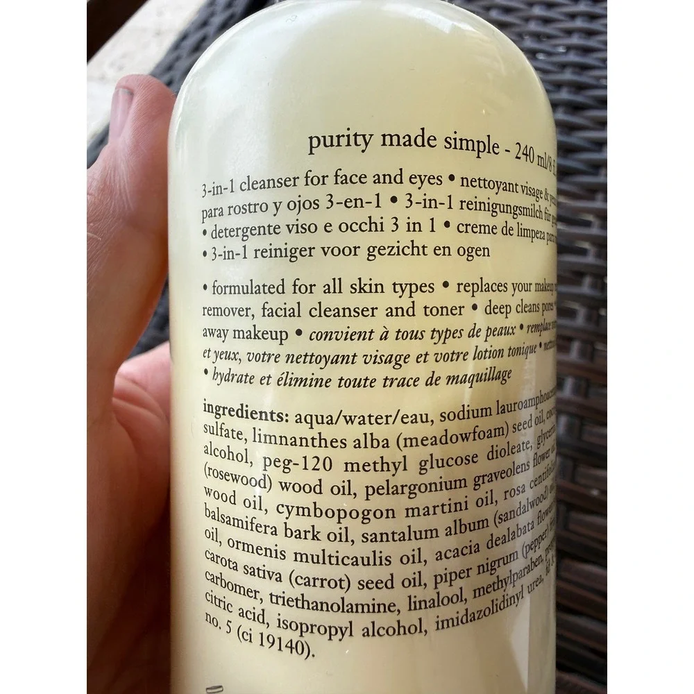 Philosophy Purity Made Simple 3-in-1 Face and Eye Cleanser 8 fl oz‎ 240ml